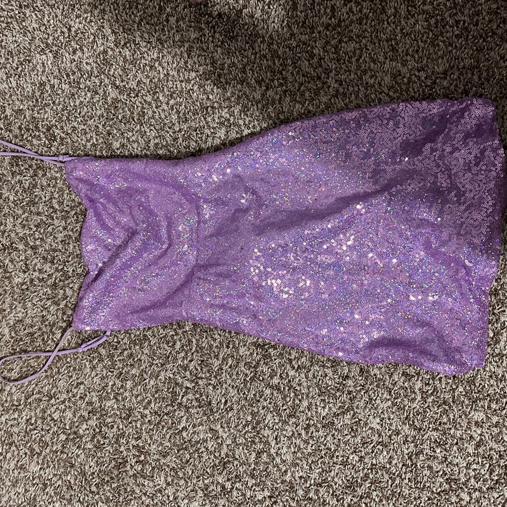 Purple Sequin Hoco/Homecoming Dress Lucy in the Sky